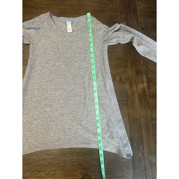 Ivivva by Lululemon Girls Youth Kids 10 Long Sleeve Shirt Top Gray Running Yoga - Picture 7 of 7